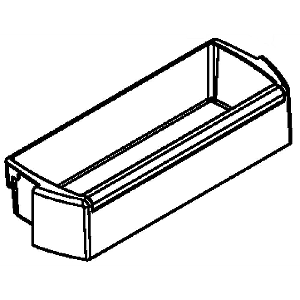 Maytag Part #w10646629, Refrigerator Freezer Door Bin | 12.00 x 5.13 x 3.00