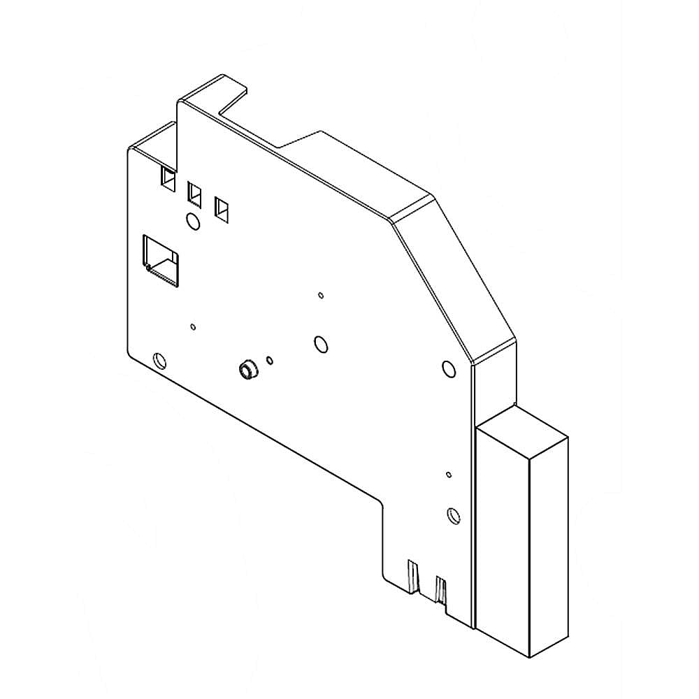 Part #w10647421, Refrigerator Freezer Divider (Gray) / 13.00 x 10.25 x 2.00