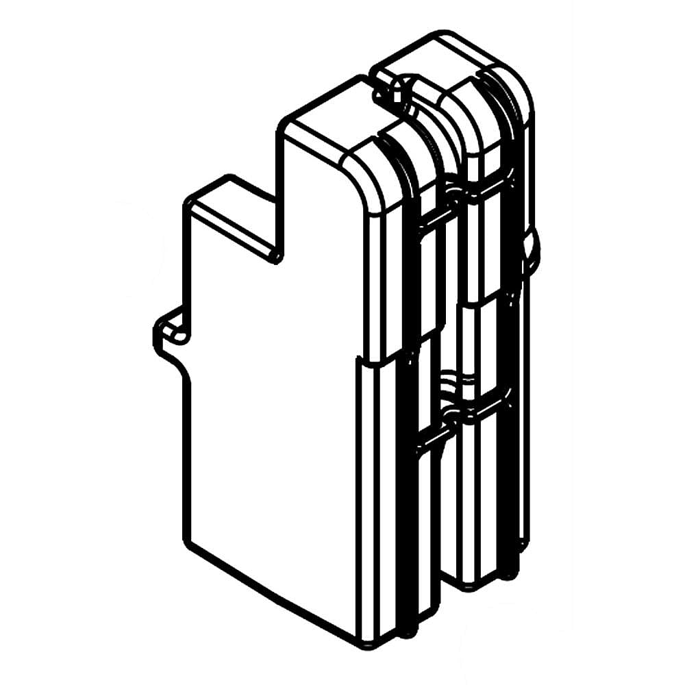 Whirlpool Part #w10668198, Air Dam-Eps | 5.50 x 2.50 x 2.75