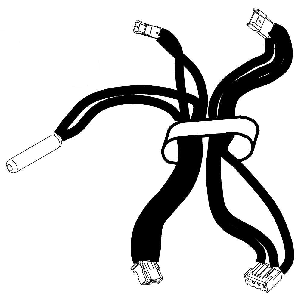 Part #w10668847, Refrigerator Pantry Drawer Temperature Sensor And Wire Harness / 6.50 x 2.00 x 0.62