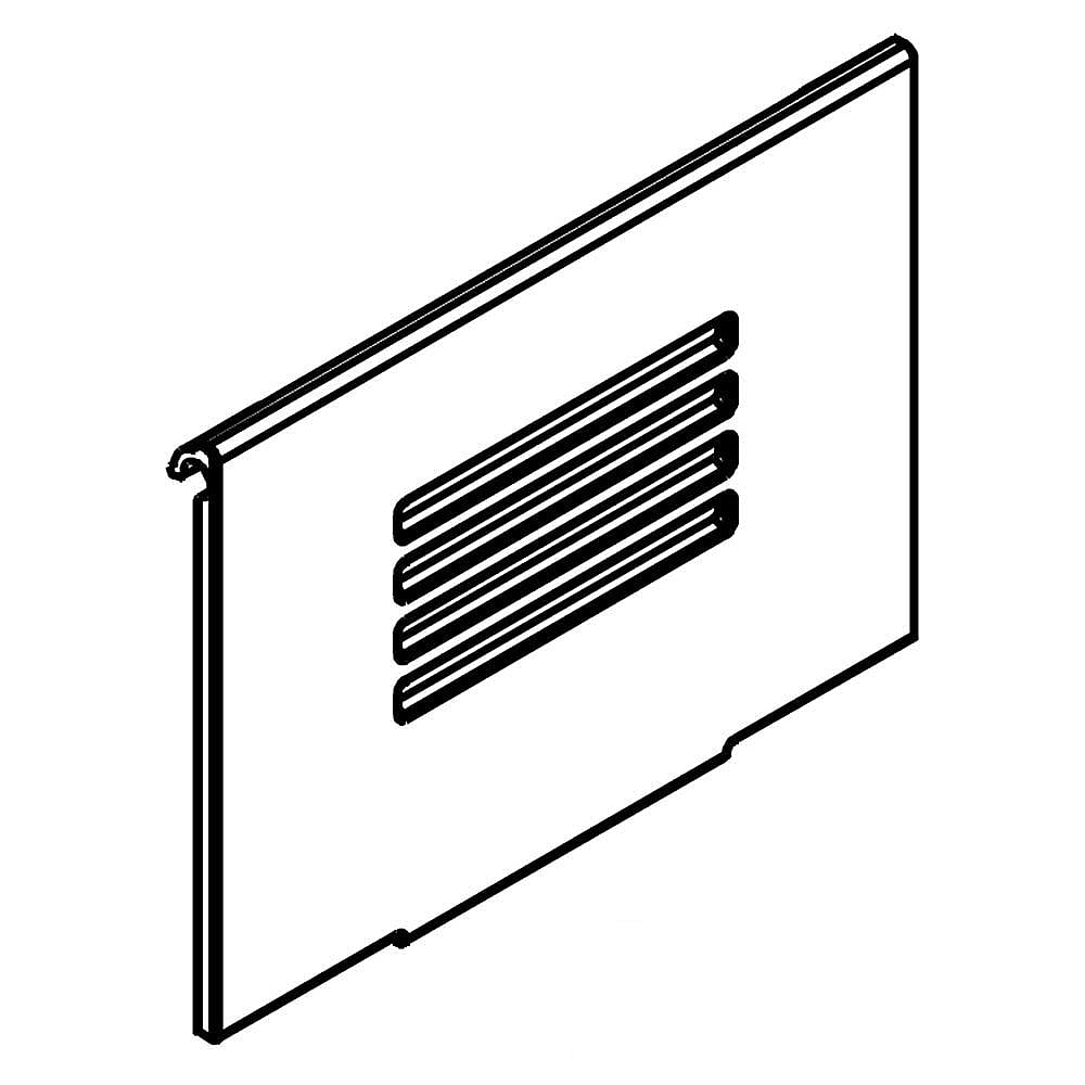 Part #w10671655, Refrigerator Air Filter Cover / 5.15 x 3.50 x 0.25