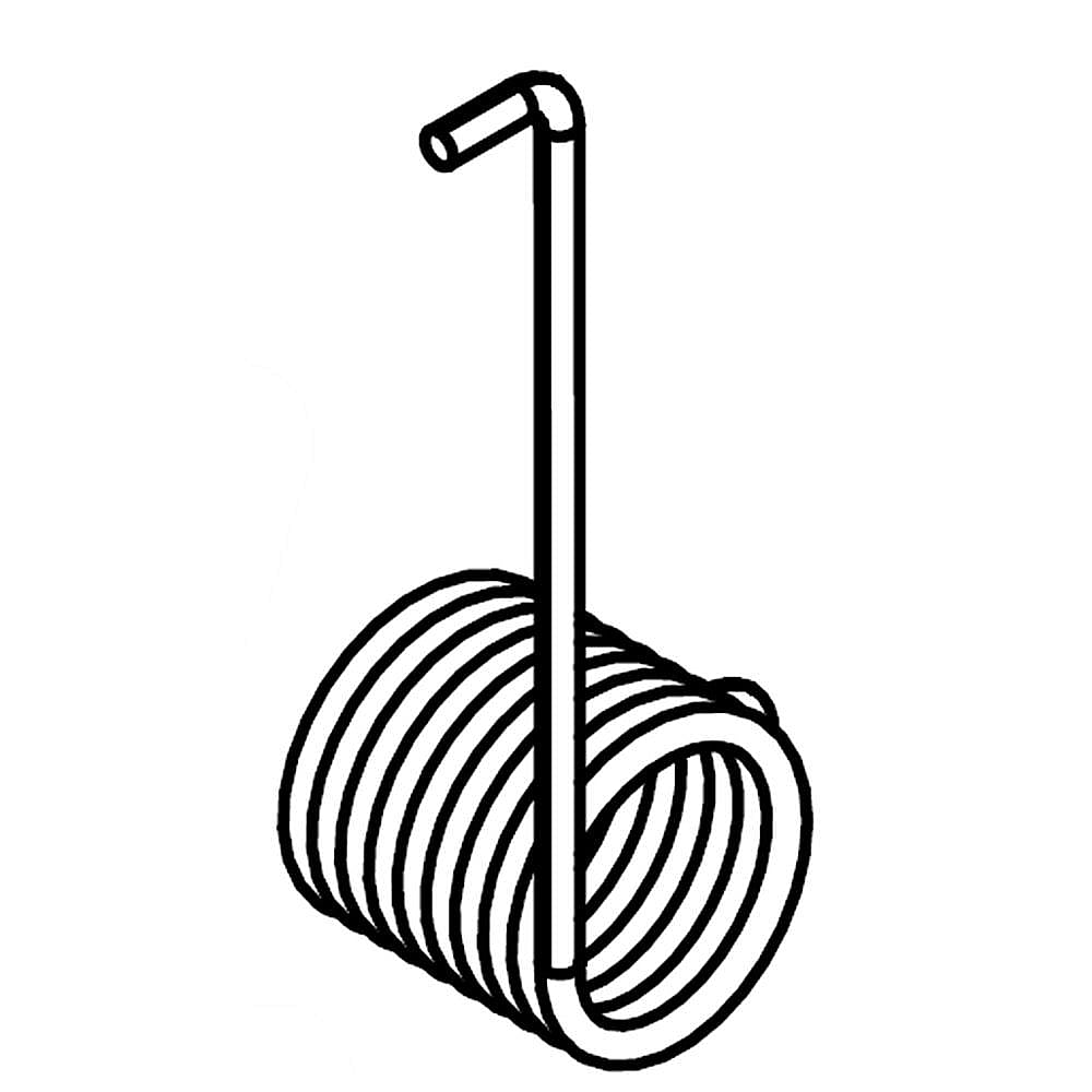 Part #w10672578, Refrigerator Spring / 1.00 x 0.75 x 0.25