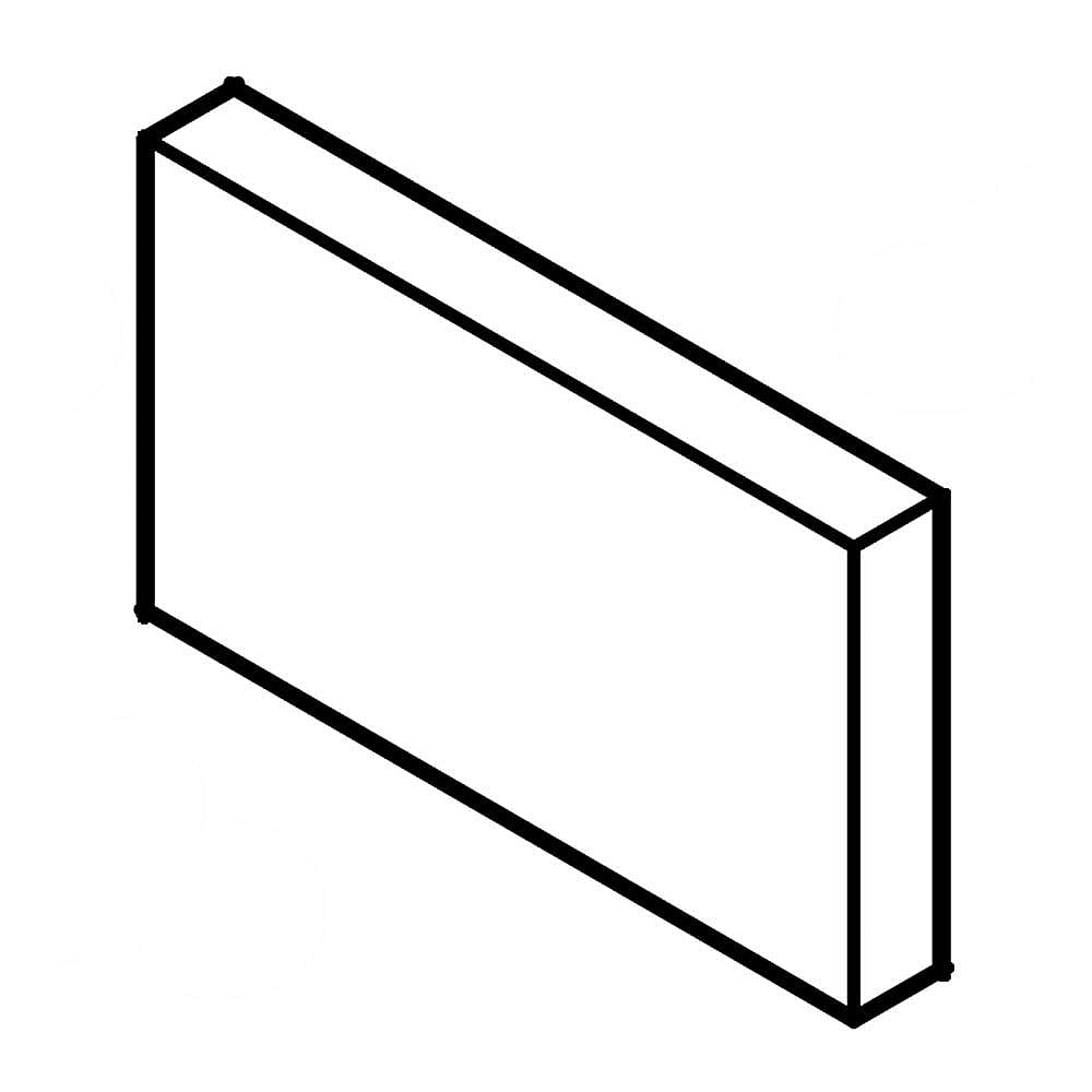 KitchenAid Part #w10673897, Insulator, Foam | 3.13 x 2.00 x 0.25