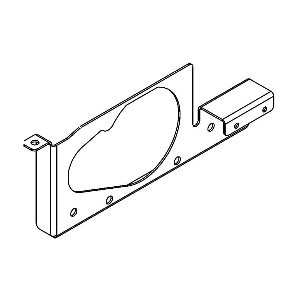 Part #w10674648, Maytag Refrigerator Mounting Bracket / 6.75 x 3.00 x 1.10