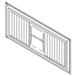 Chrome Lid Liner for Maytag MZC3122FW00 - Part W10688358