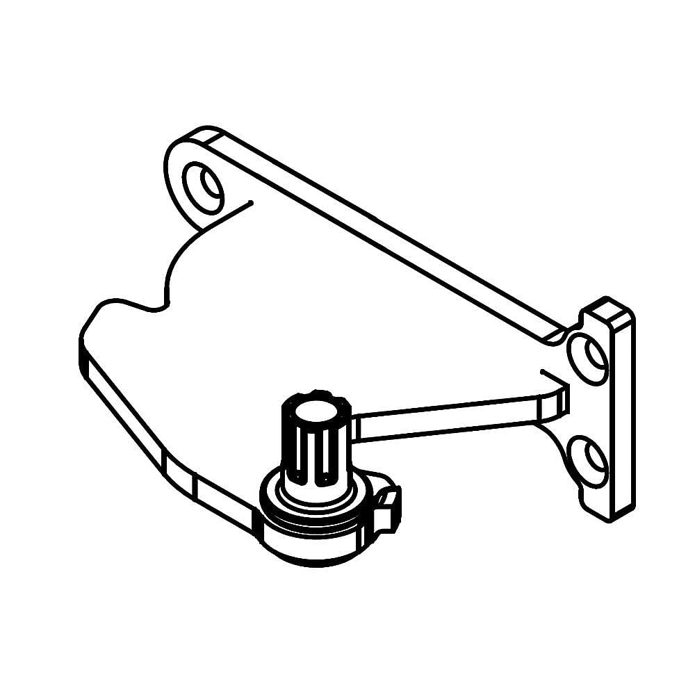 Part #w10691700, Refrigerator Hinge Center Assembly / 4.60 x 3.00 x 1.75
