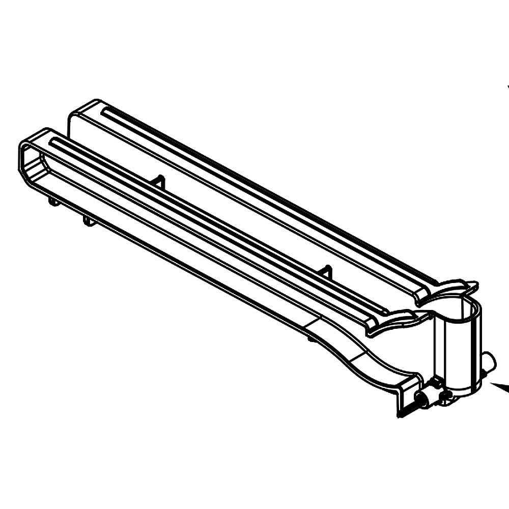 Refrigerator Crisper Drawer Center Rail