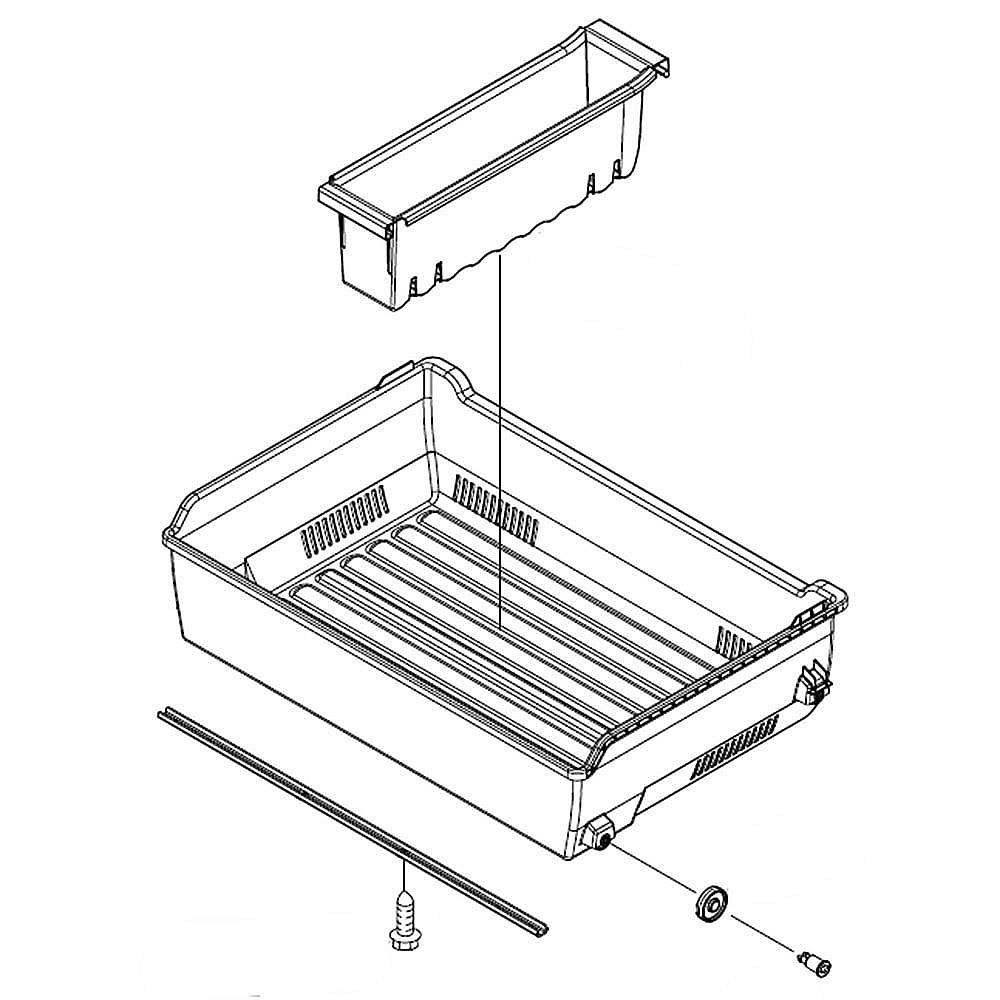 KitchenAid Part #w10704090, Pan Assembly, Upper | 30.50 x 20.00 x 8.75
