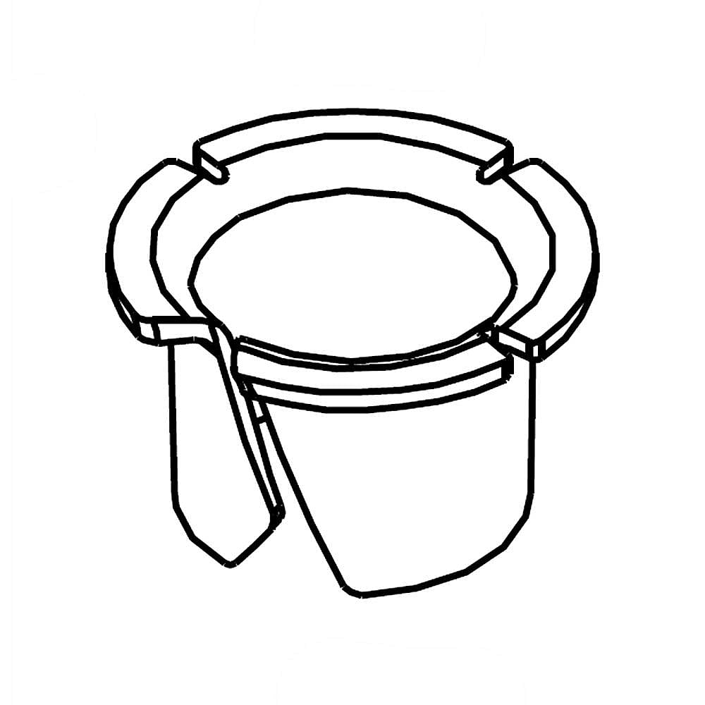 Part #w10705239, Refrigerator Door Retainer / 1.25 x 1.25 x 0.50
