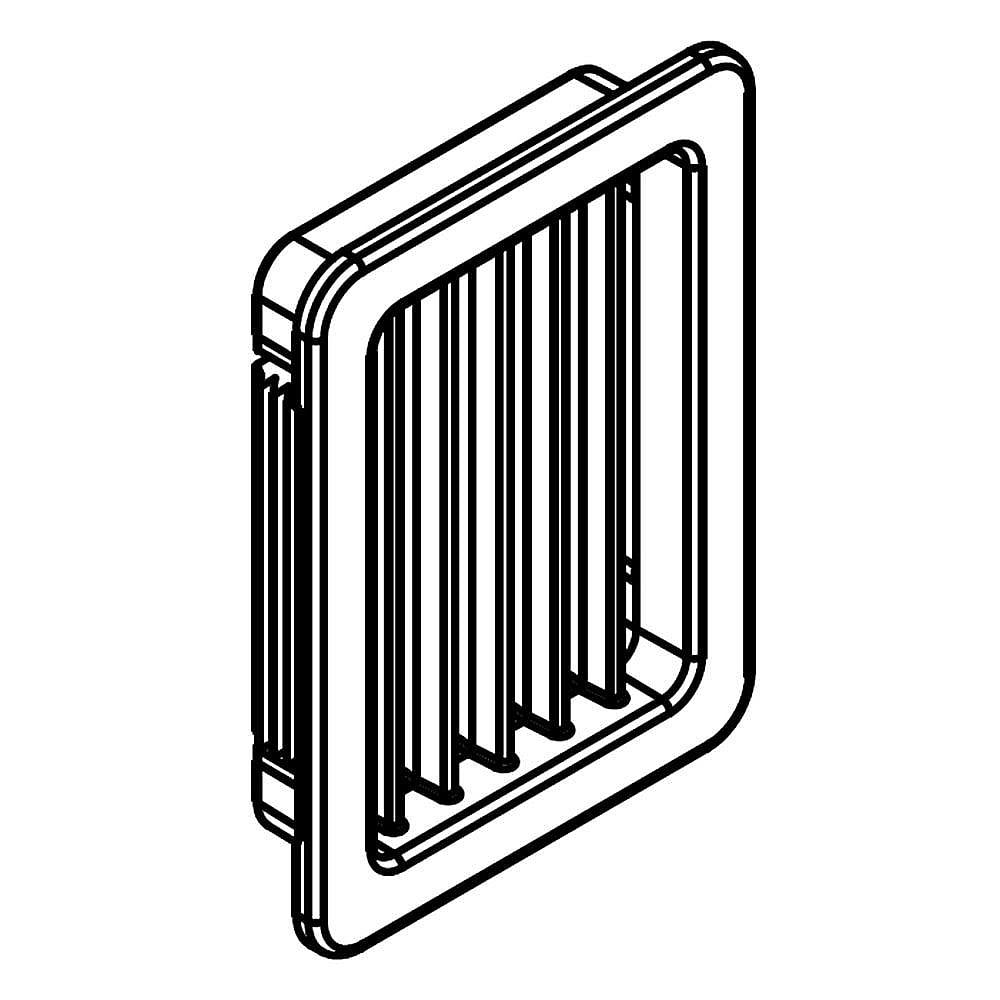 KitchenAid Part #w10718061, Refrigerator Cover | 3.00 x 2.25 x 0.50