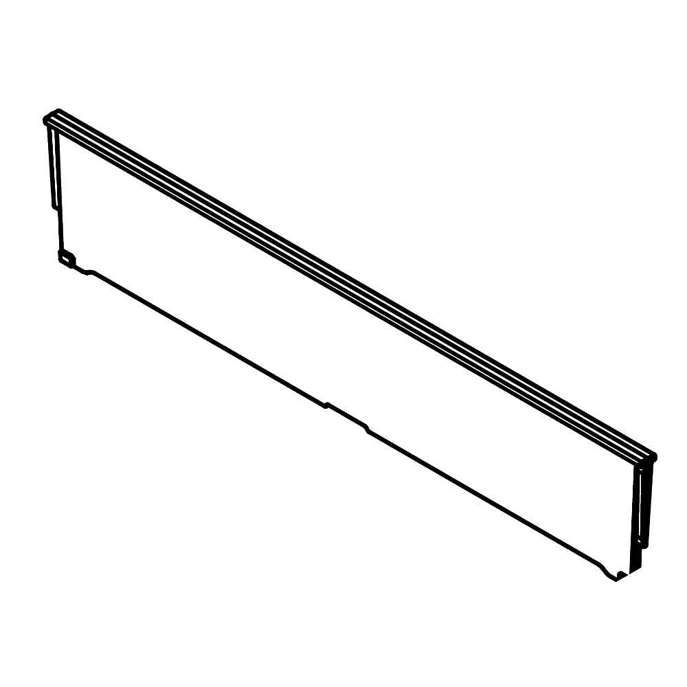 Part #w10720472, Refrigerator Crisper Drawer Divider / 15.75 x 3.08 x 0.25