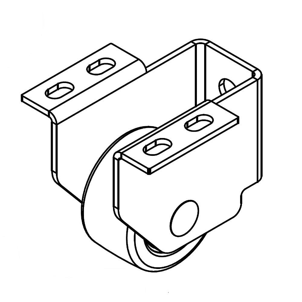 Part #w10720528, Refrigerator Roller Assembly / 3.00 x 2.50 x 2.50