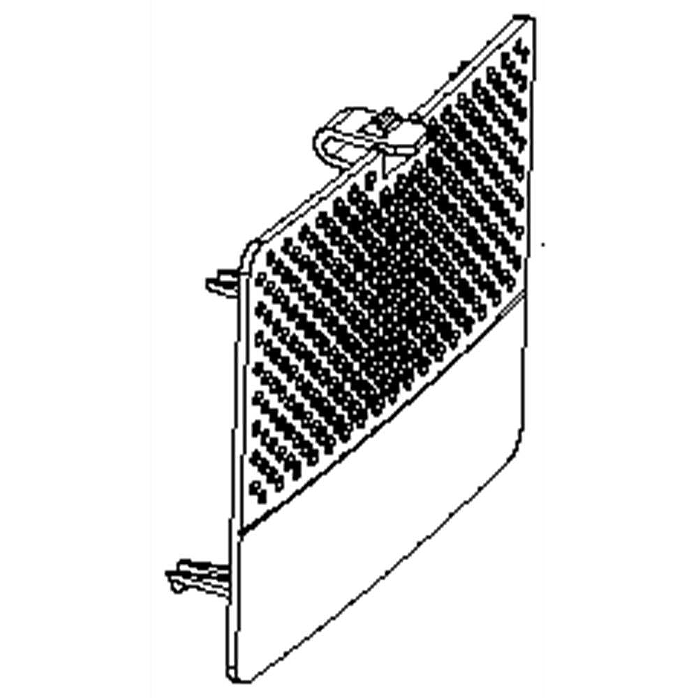 Photo of Whirlpool Part #w10721321, Refrigerator Grille | 4.75 x 5.75 x 0.75 from Repair Parts Direct