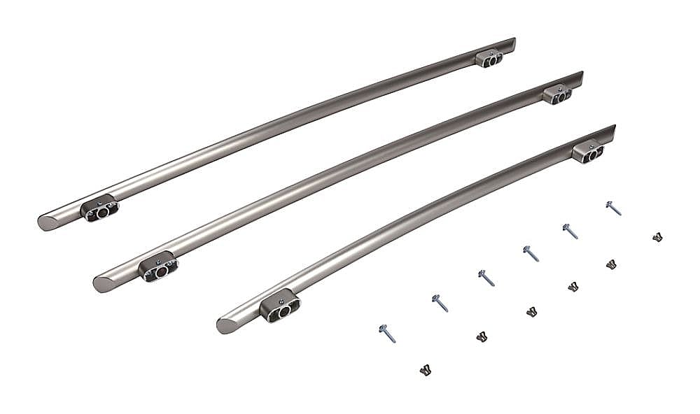 Refrigerator Door Euro-Style Handle Set (Stainless)