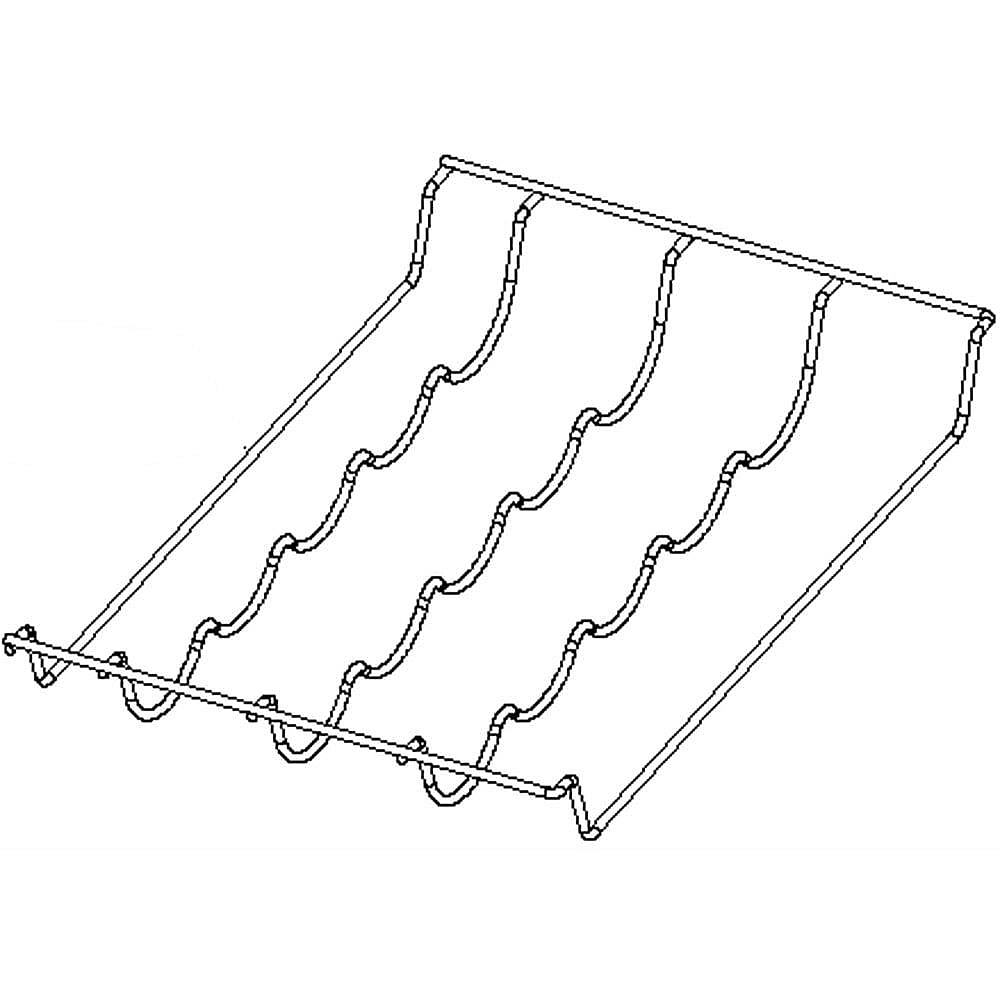 Part #w10748360, Refrigerator Bottle Rack / 19.25 x 12.25 x 2.75