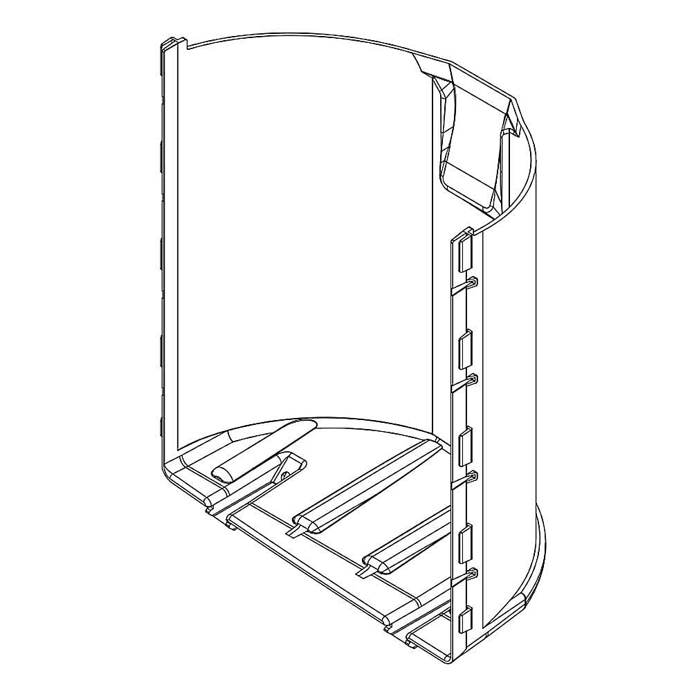 Whirlpool Part #w10756901, Wall Dispenser | 5.25 x 9.25 x 11.25