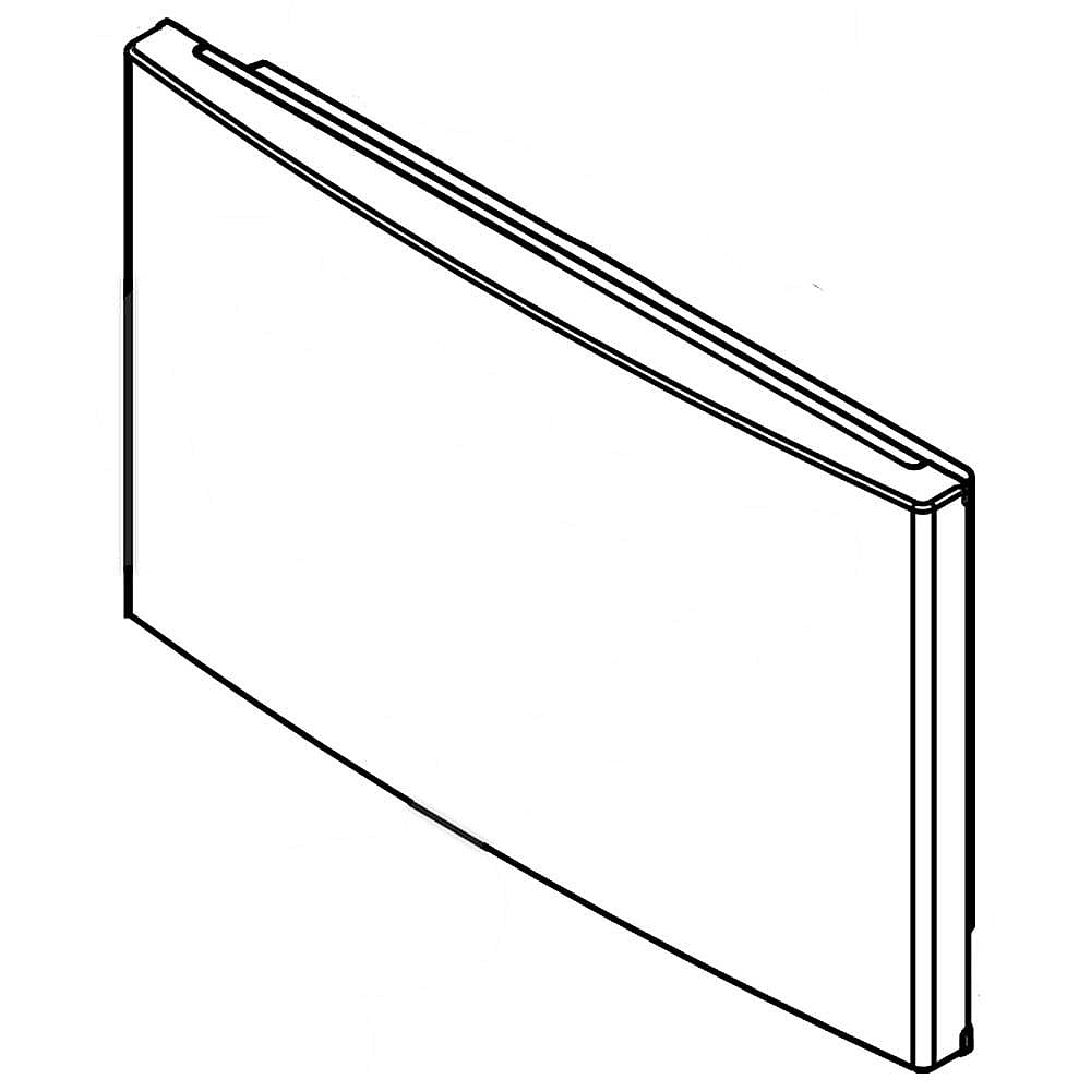 Photo of GE Part #w10757551, Refrigerator Freezer Door Assembly (Stainless) | 43.00 x 35.00 x 10.00 from Repair Parts Direct