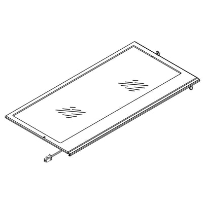 Refrigerator Deli Drawer Cover And Control Board Assembly undefined