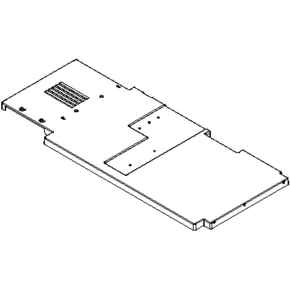 Photo of GE Part #w10758351, Refrigerator Support Bar from Repair Parts Direct