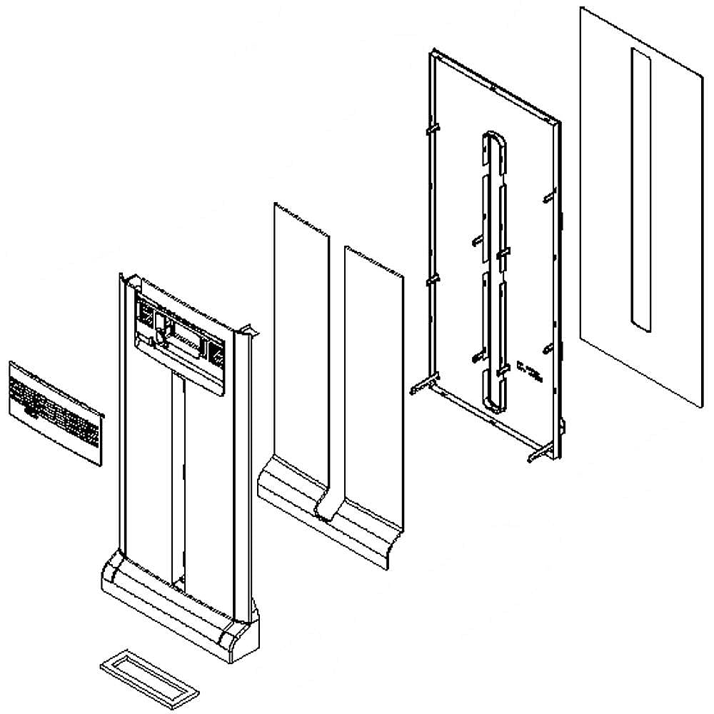 Part #w10760369, Air Tower Assembly / 25.00 x 11.75 x 2.50