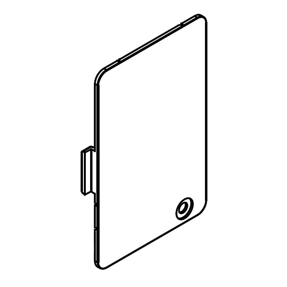 Whirlpool Part #w10763751, Refrigerator Hole Cover | 4.50 x 3.00 x 0.50
