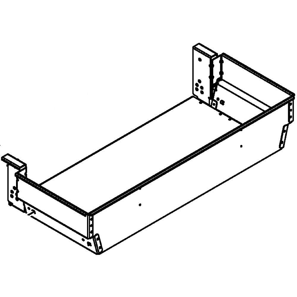 Part #w10770921, Refrigerator Basket Assembly / 35.00 x 15.50 x 7.00