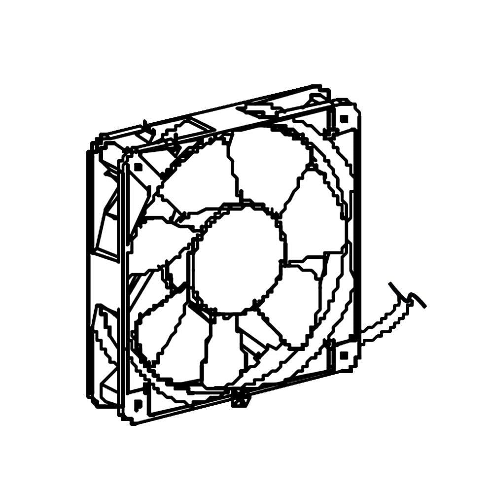 Wine Cooler Evaporator Fan Motor and Blade