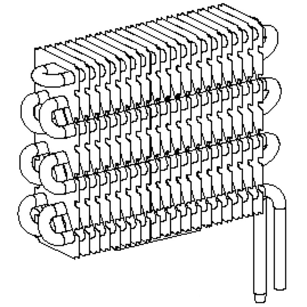 Part #w10782280, Evaporator / 8.00 x 7.00 x 2.25