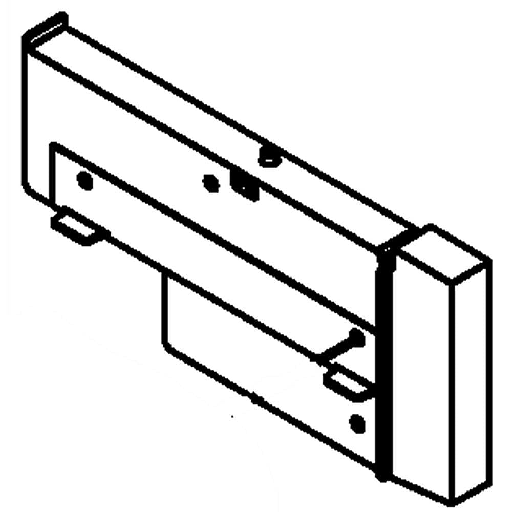 Part #w10783742, Meat Pan Spacer / 13.00 x 5.75 x 1.75
