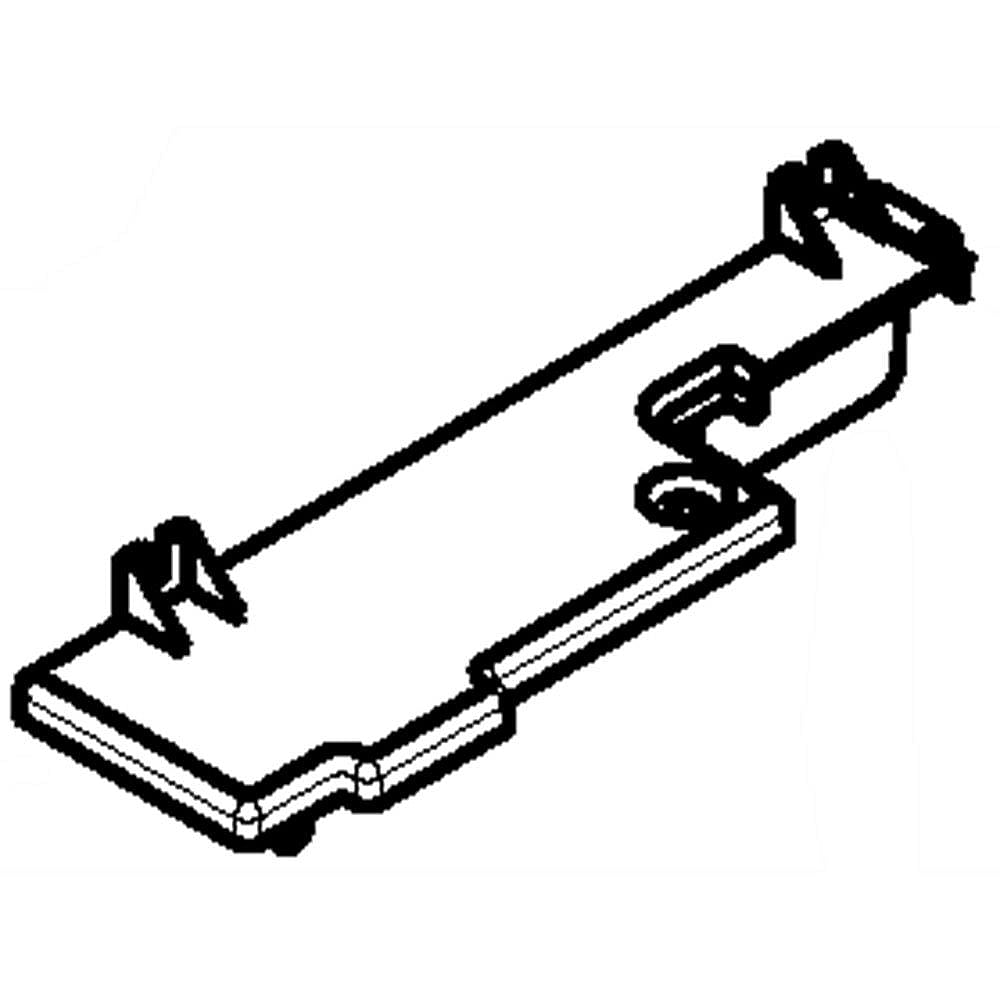 Part #w10785658, Lid Baffle / 8.25 x 2.50 x 1.00