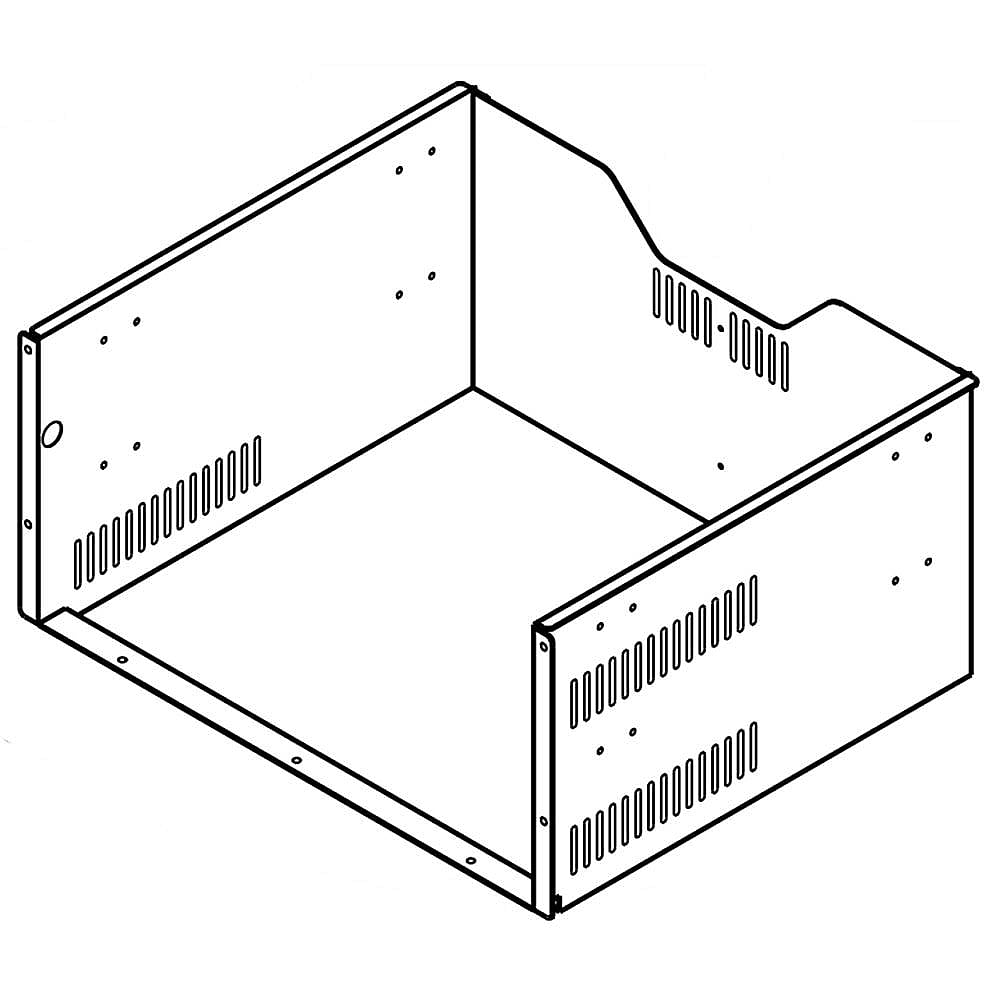 Part #w10789523, Top Drawer B / 19.75 x 16.75 x 10.25