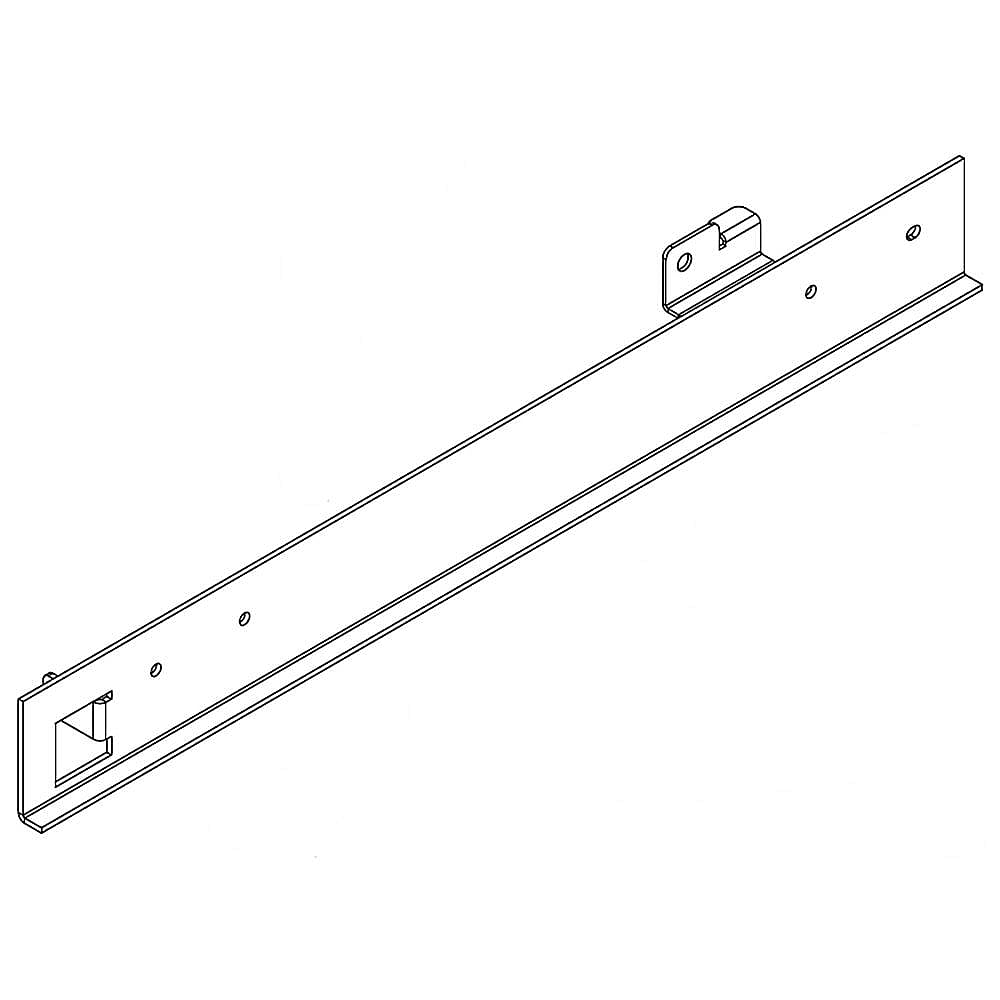Part #w10789525, Refrigerator Shelf Support, Left / 16.25 x 2.75 x 1.00