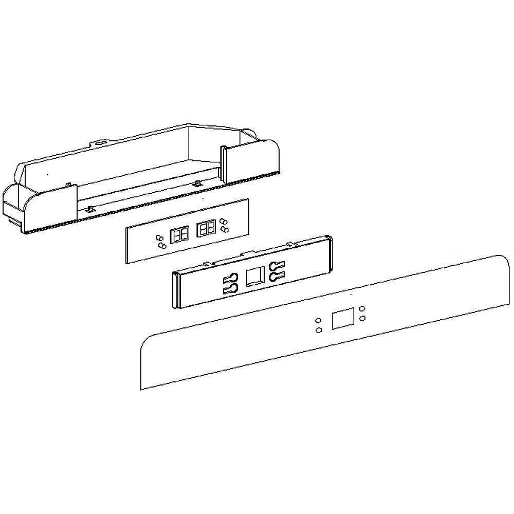 Part #w10792632, Control Panel Assembly / 12.25 x 5.50 x 2.00