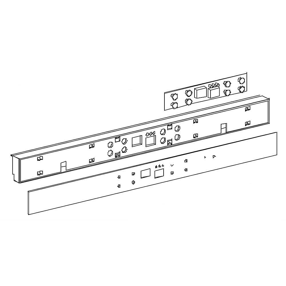 Part #w10792641, Wine Cooler Temperature Control Board / 21.00 x 3.50 x 1.00
