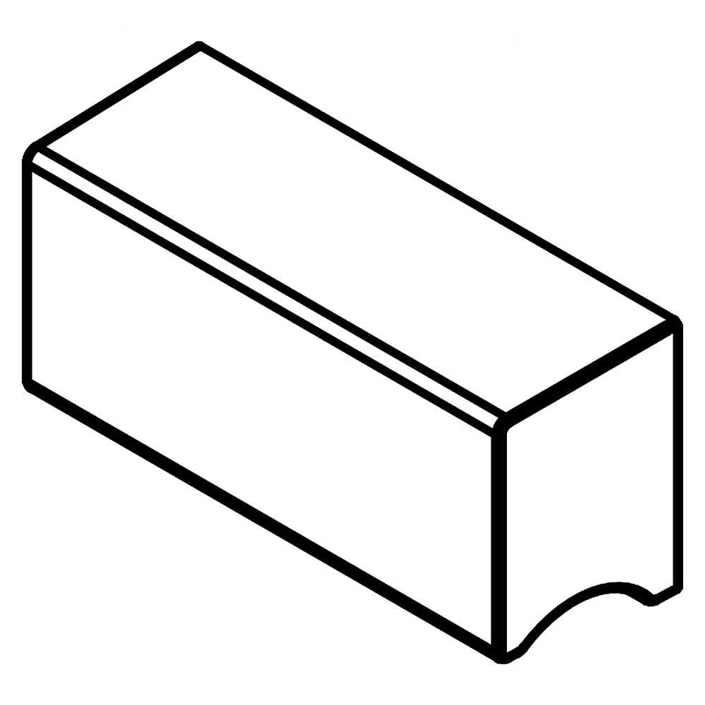 Jenn-Air Part #w10794362, Base Handle | 2.75 x 1.25 x 1.00
