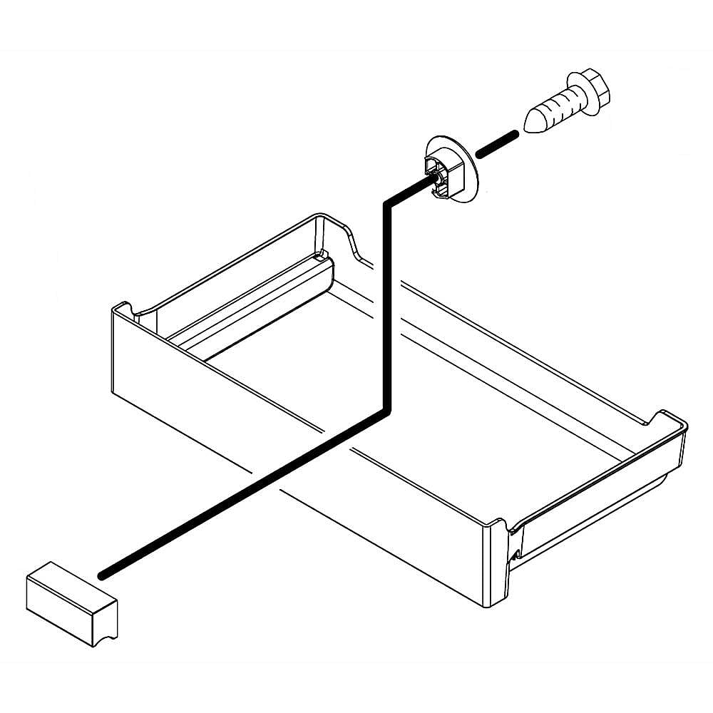 Part #w10794366, Meat Pan Assembly / 13.25 x 22.75 x 4.25
