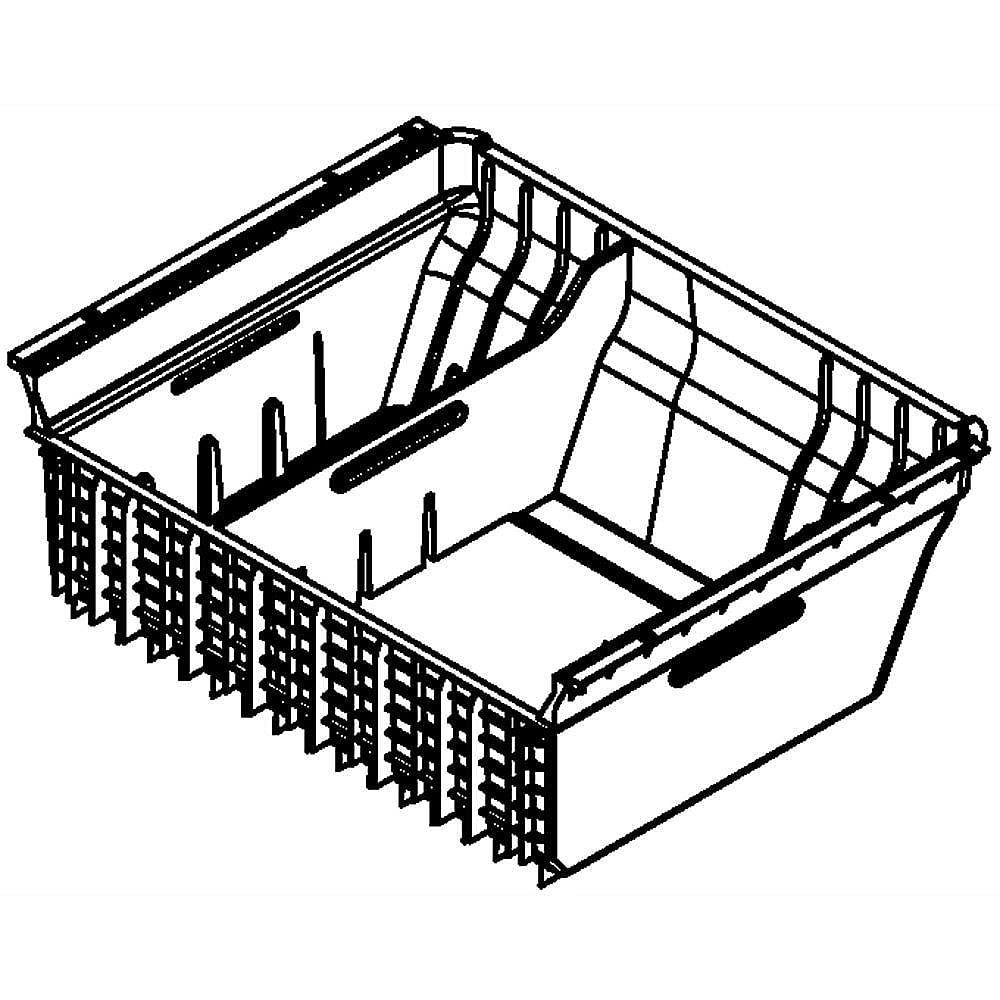 Part #w10795851, Refrigerator Bottom Pan Assembly / 30.00 x 16.00 x 11.00