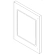 Wine Cooler Left-hinged Door Outer Panel (stainless) for KitchenAid KUBL304ESS01 - Part W10797360
