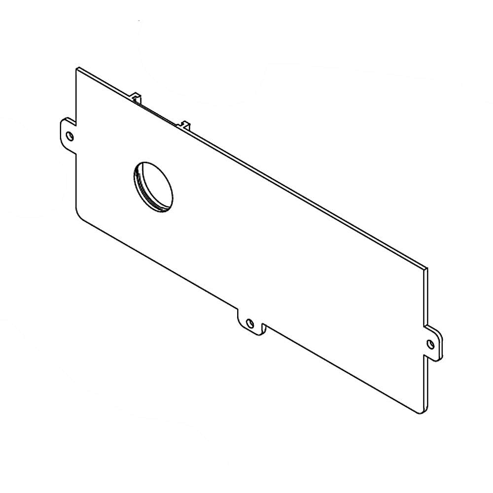 KitchenAid Part #w10797392, Refrigerator Fan Cover | 19.00 x 18.00 x 0.50
