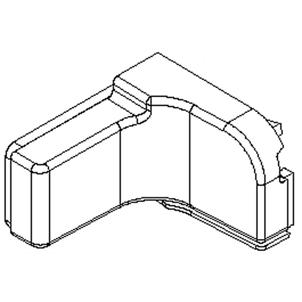 Part #w10797519, Air Diffuser Assembly / 6.25 x 6.00 x 7.00