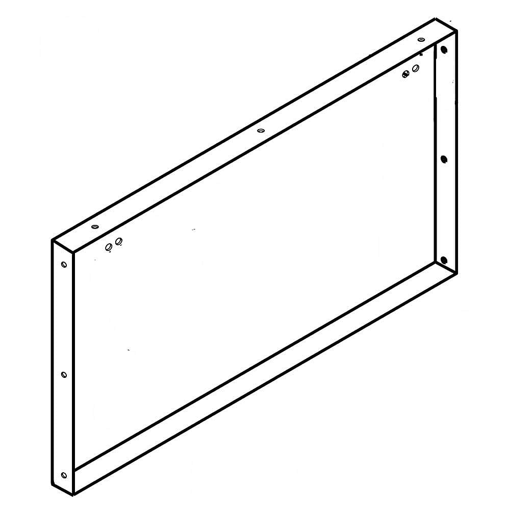 Part #w10799262, Refrigerator Freezer Door Skin (Stainless)