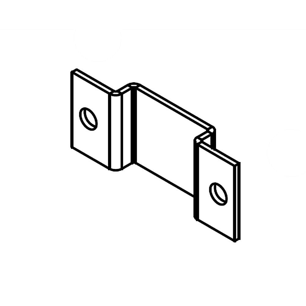Part #w10800047, Mounting Plate / 2.00 x 1.00 x 0.25