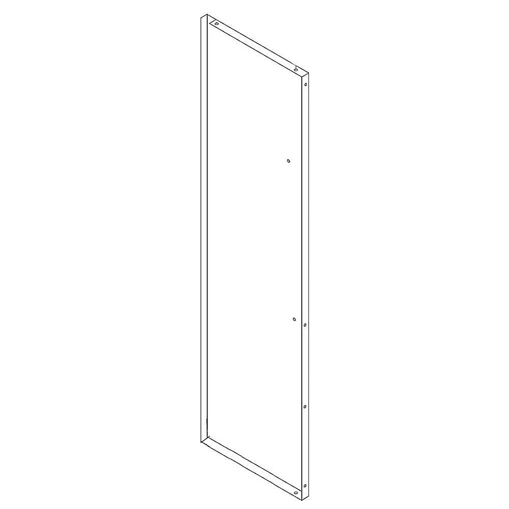 Part #w10800812, Refrigerator Door Skin (Stainless) / 74.00 x 32.12 x 5.38