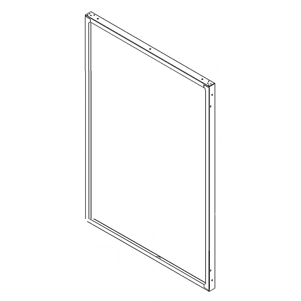 Part #w10801506, Refrigerator Door Skin (Stainless) / 55.00 x 39.50 x 5.25