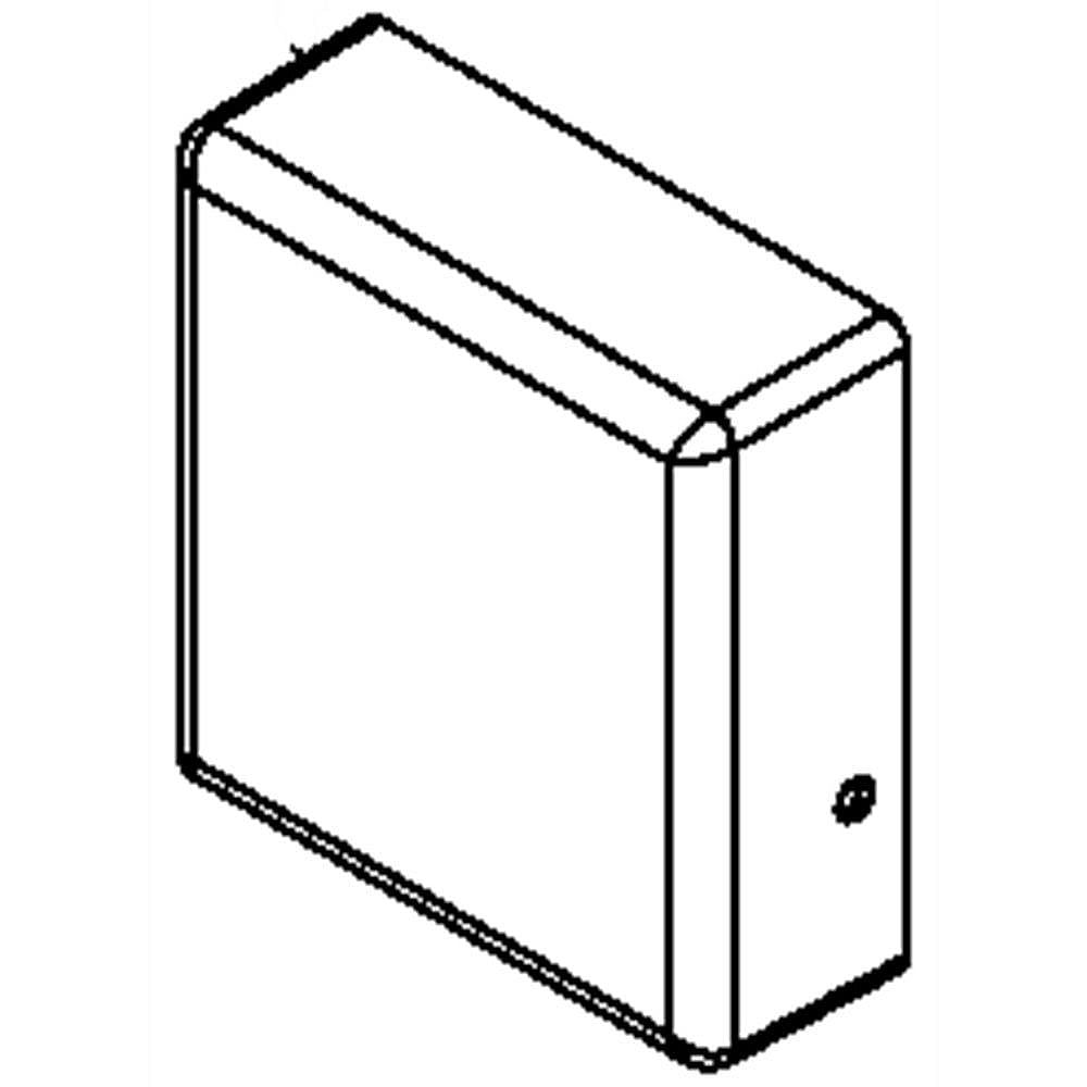 Part #w10801567, Ice Maker Cover / 4.50 x 4.50 x 1.75
