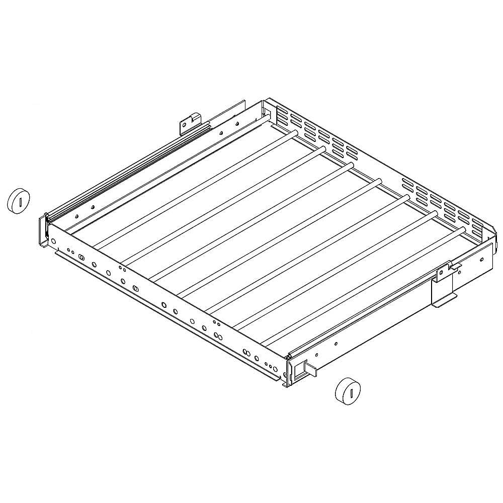 Photo of KitchenAid Part #w10803968, Top Wine Rac | 20.25 x 16.75 x 2.50 from Repair Parts Direct