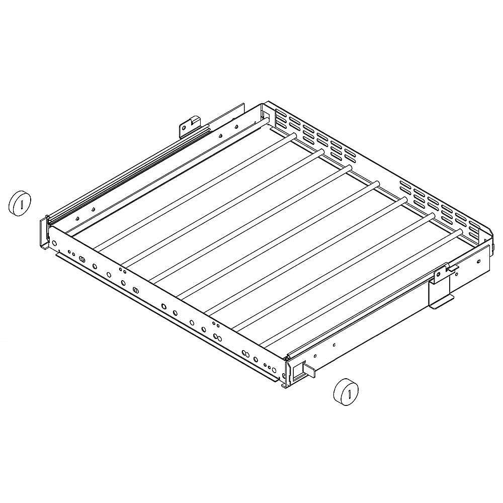 Photo of KitchenAid Part #w10803969, Top Wine Rac | 19.50 x 17.00 x 1.75 from Repair Parts Direct