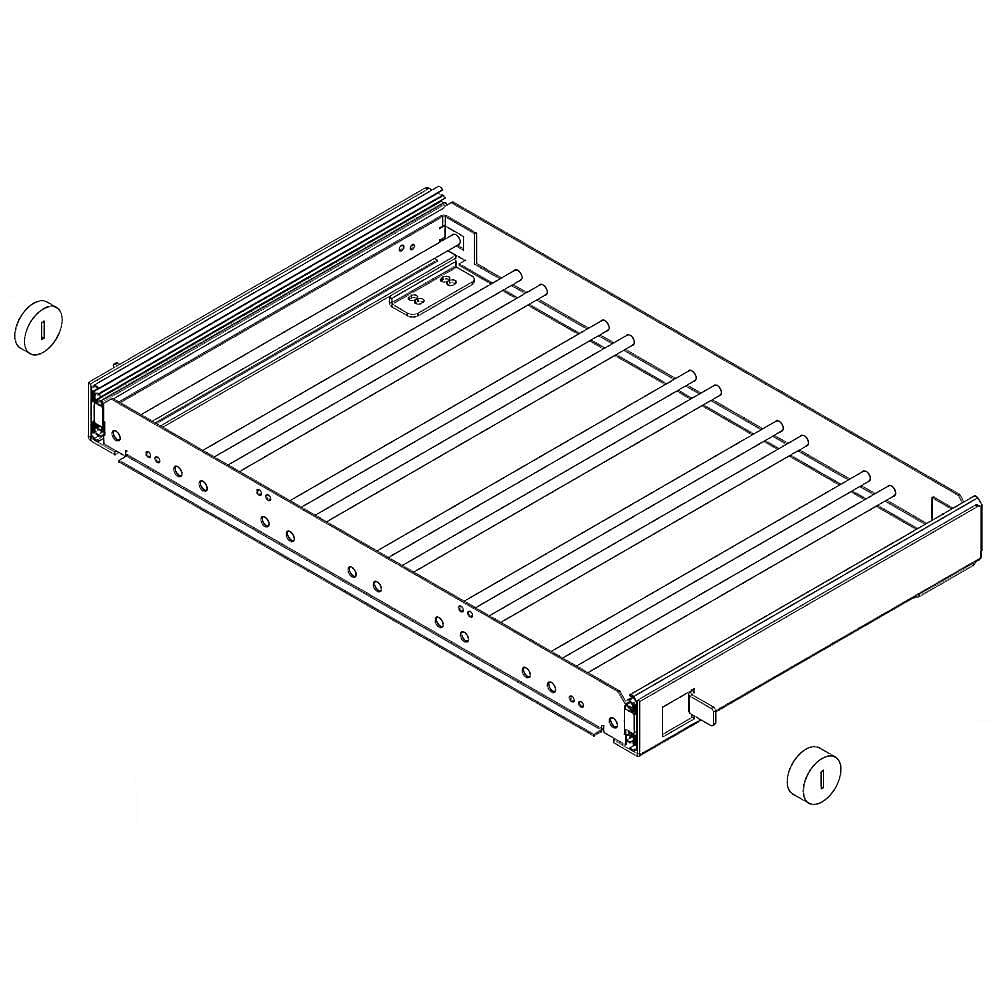 Part #w10803971, Wine Rack Assembly, Lower / 21.00 x 13.00 x 2.75