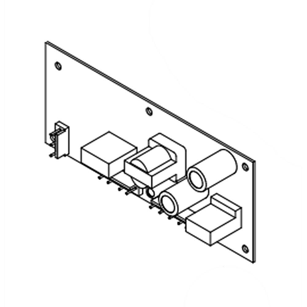 Part #w10807589, Refrigerator Electronic Control Board / 11.75 x 5.25 x 5.75
