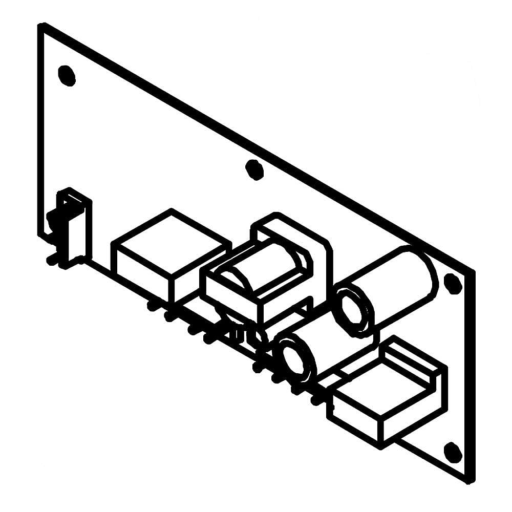 Part #w10807595, Beverage Cooler Electronic Control Board / 11.75 x 5.25 x 5.75